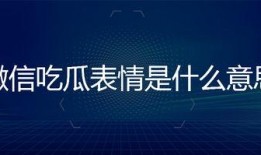 微信上吃瓜表情是什么意思,网络社交中的趣味解读